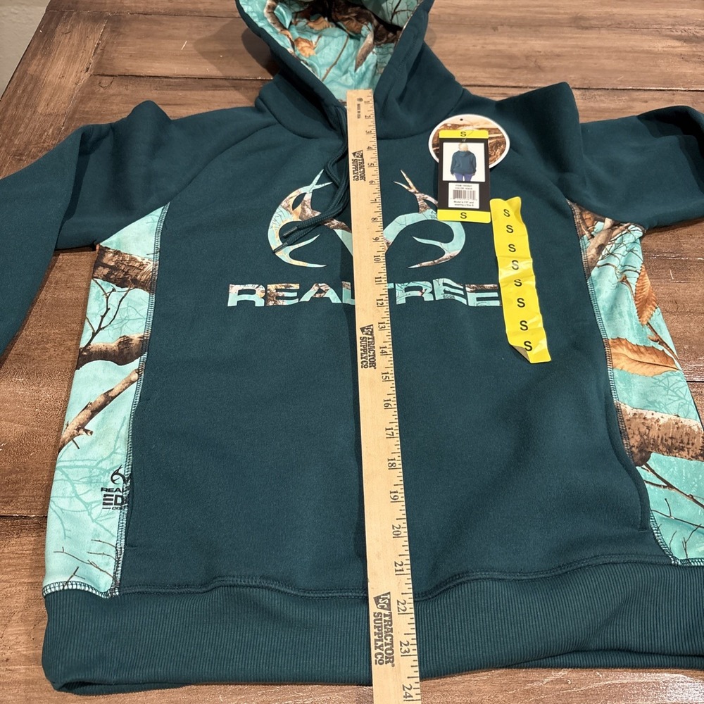 Realtree Hoodie Mens Small‎ Green Pullover Graphic Print - Picture 11 of 12